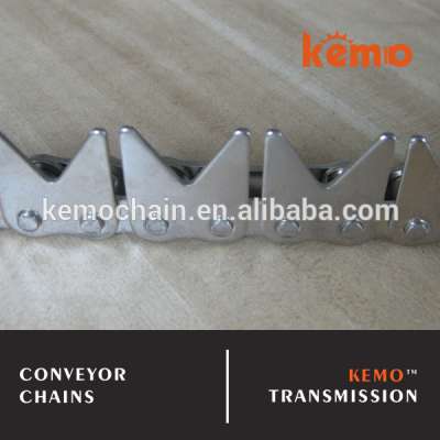 With special attachments 304 stainless steel material short pitch conveyor chain