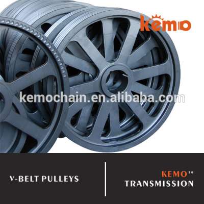 Large V belt pulleys