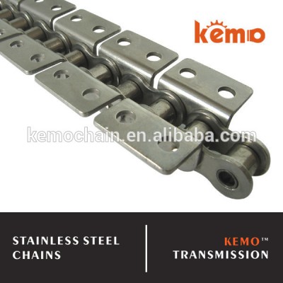 Stainless steel chain with attachment industrial chain food chain food machinery